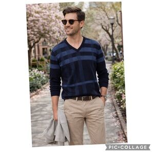TOSCANO FIRENXE MERINO WOOL BLEND NEWBURY SWEATER DESIGNED BY PATRICK ASSARAF